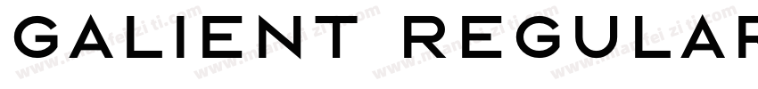 Galient Regular字体转换